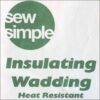 1/2 metre x 56cm Wide Sew Simple Heat Resistant Insulating Wadding