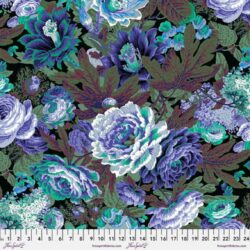 1/2 Metre Kaffe Fassett Floral Burst - PWPJ029 Purple - Cotton Quilting Fabric