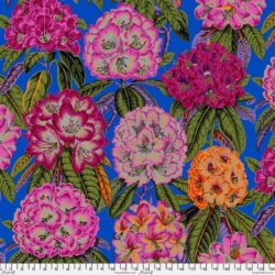 1/2 Metre Kaffe Fassett Rhododendrons PWPJ124 Magenta - Cotton Quilting Fabric